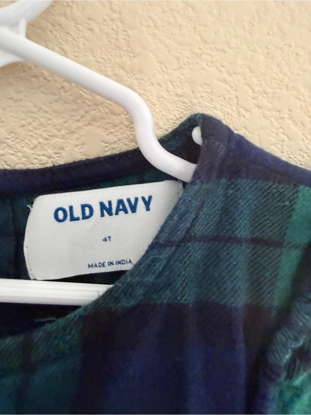 Old Navy soft plaid